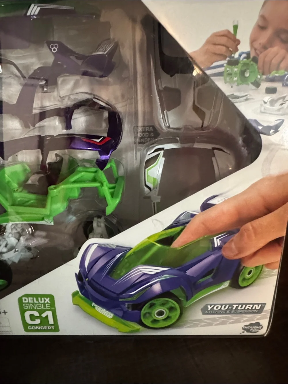 Moda Modarri Build & Drive Toy Car Kit - Green‎ & Purple